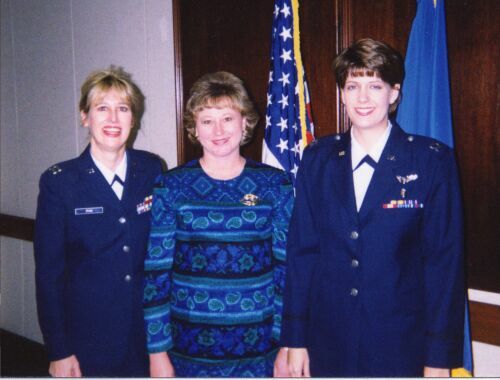 Susan at her Commissioning ceremony