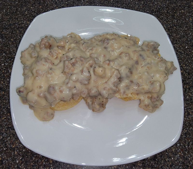 Biscuits & Sausage
                              Gravy