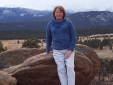 Susan in the Rocky Mountain National Park