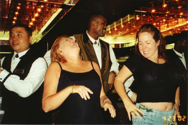 Susan & Janette dancing