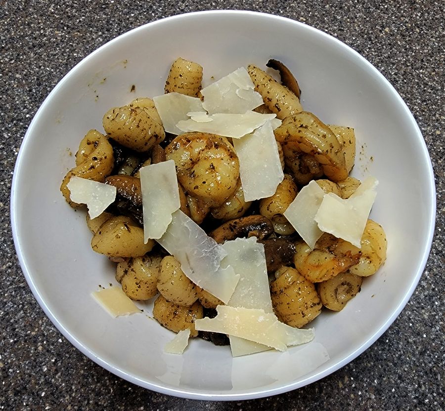 Garlic Gnocchi with
        Shrimp in Sage Brown Butter