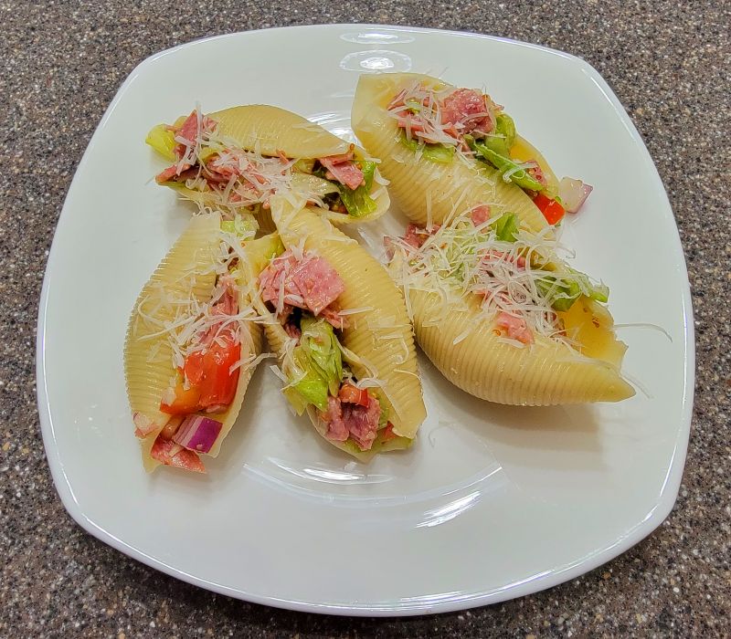 Stuffed Pasta
                              Shells Salad