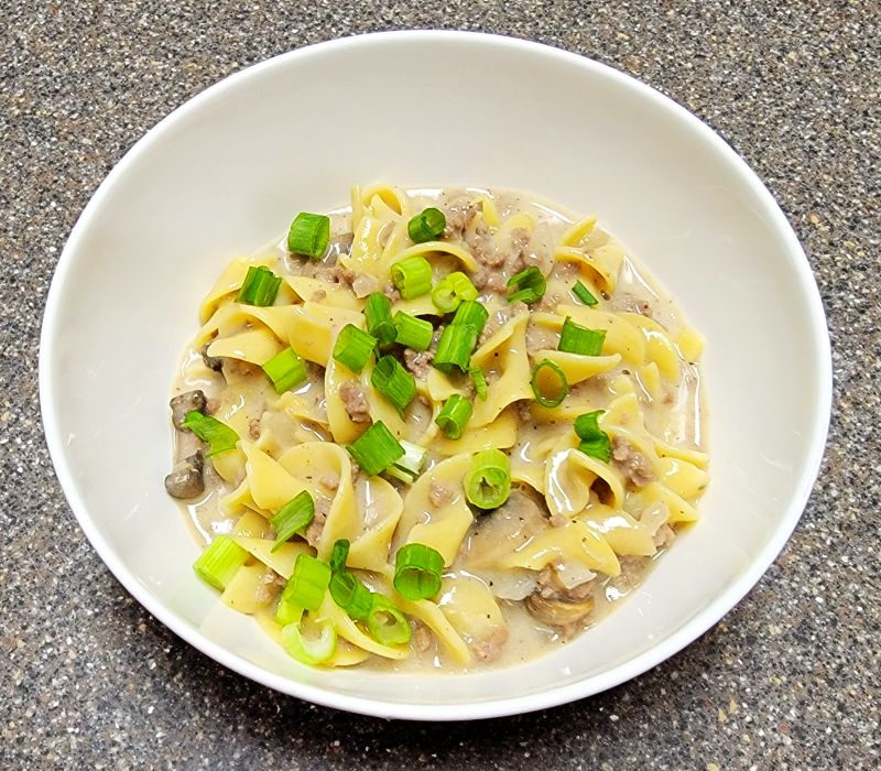 Stovetop Beef Stroganoff