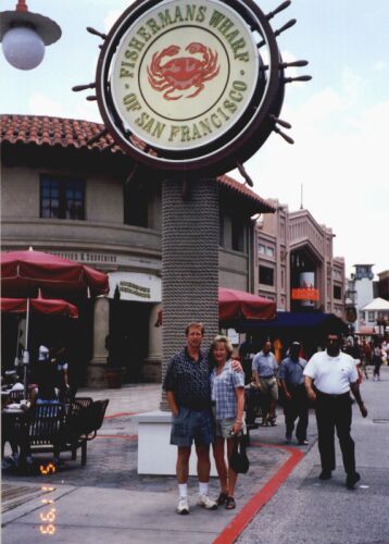 Susan & I at Universal Studios, Orlando