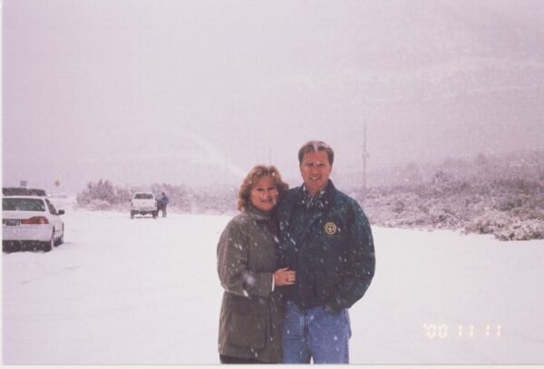 Susan & I on Mount Charleston